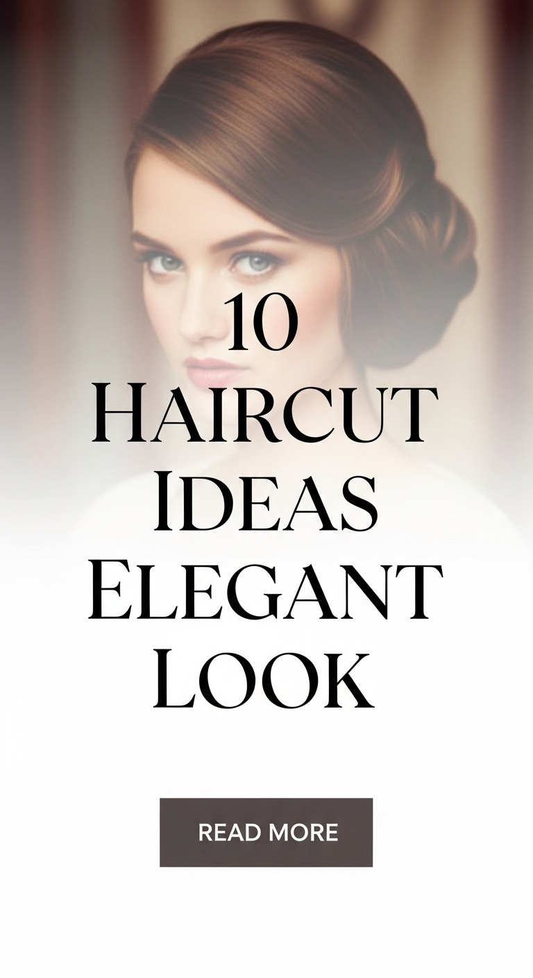 10 Haircut Ideas Elegant Look