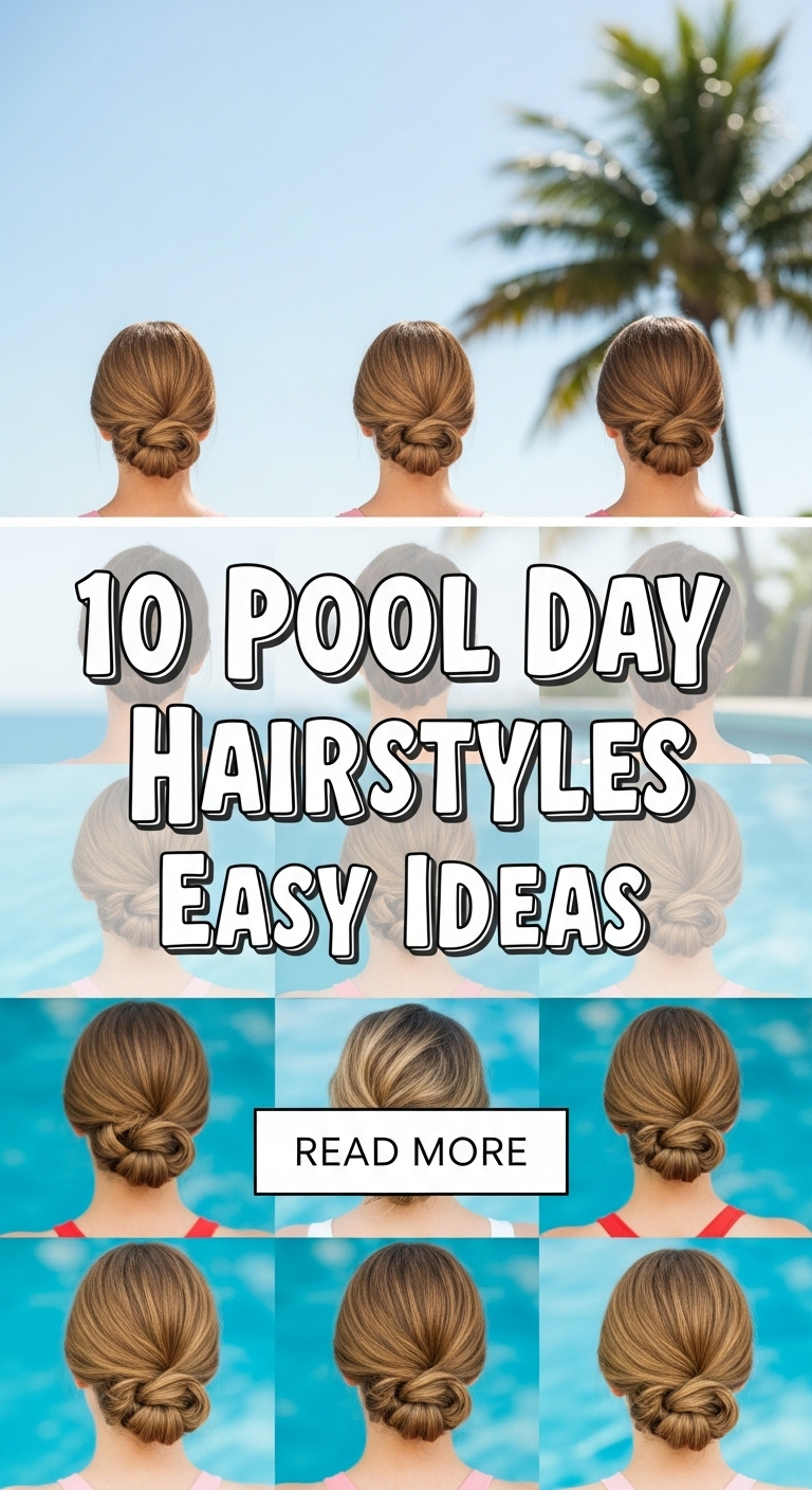 10 Pool Day Hairstyles Easy Ideas
