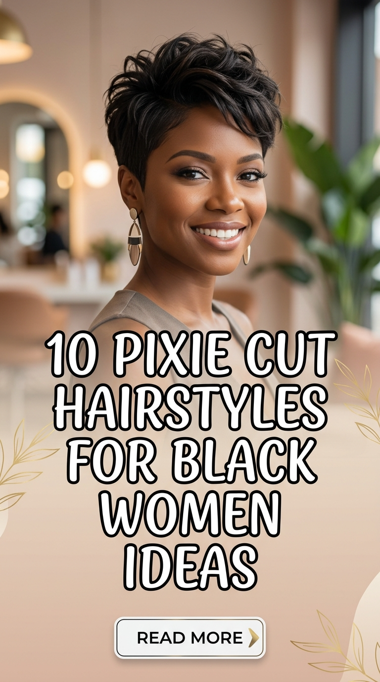 10 Pixie Cut Hairstyles For Black Women Ideas
