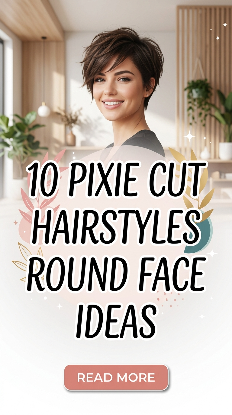 10 Pixie Cut Hairstyles For Round Face Ideas