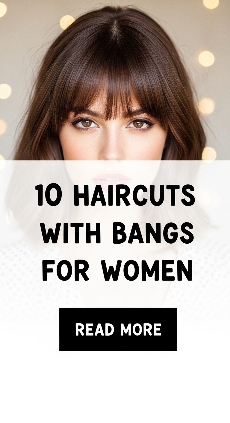 10 haircut with bangs for women