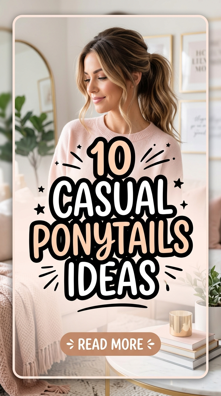 10 Casual Ponytails Ideas