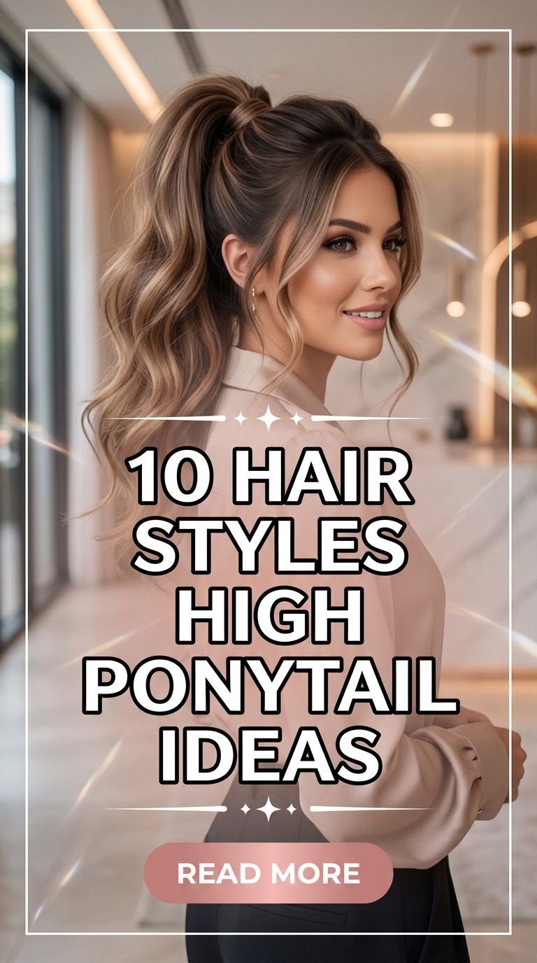 10 Hair Styles High Ponytail Ideas